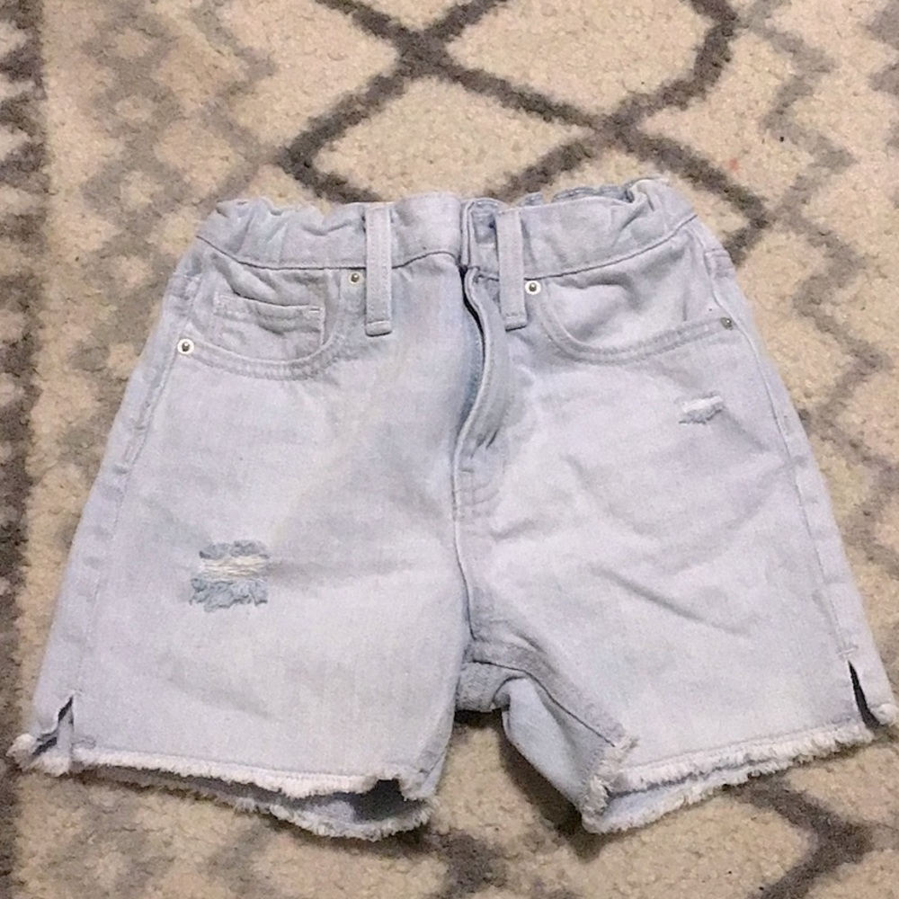 Girls denim shorts size 6